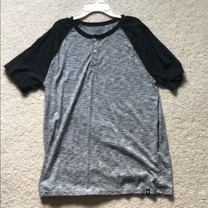 American Eagle Outfitters- Henley - Short Sleeve